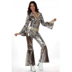 Disco Fever costume silver