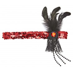 Red Charleston Headband