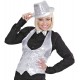 Miniature Silver Sequin Vest - Cabaret