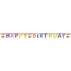 Garland Letters Happy Birthday Cupcake