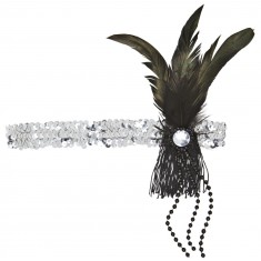 Silver Charleston Headband