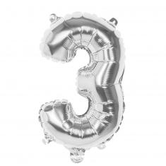 Aluminum balloon number 3: Silver