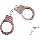 Miniature Pink Rhinestone Handcuffs