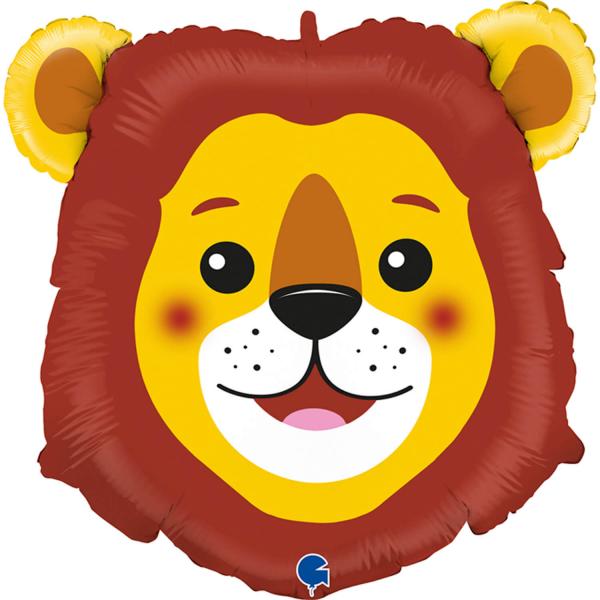  Aluminum Balloon 74 cm - lion head - G72010-P