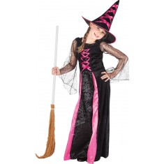 Witch Costume - Black and Pink - Child