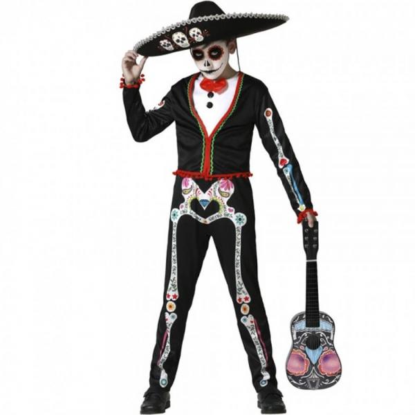 Mexican mariachi skeleton costume - Boy - 74463-Parent