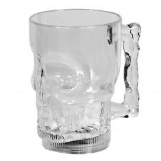 Luminous skull tumbler