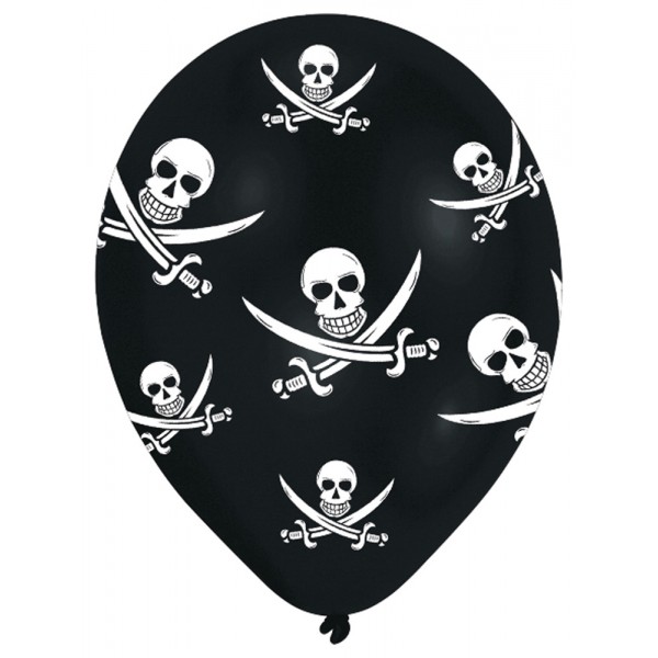 Balloon - Pirate Party x 6 - INT995700