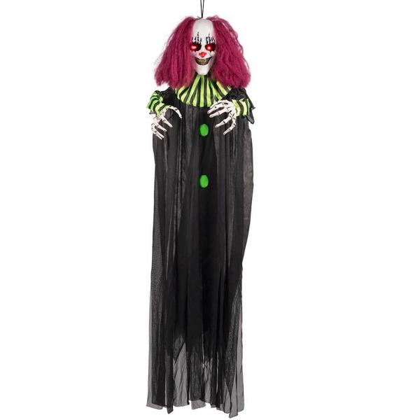 Terror Clown hanging decoration - Sounds and lights - 73047