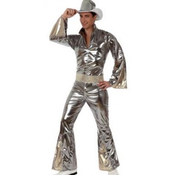 Disco Fever Costume - Silver - parent-15416