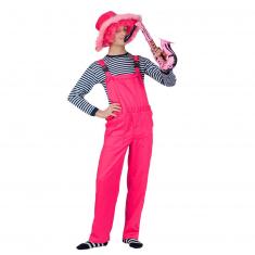 Neon Pink Overalls