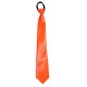 Miniature Orange Satin Tie