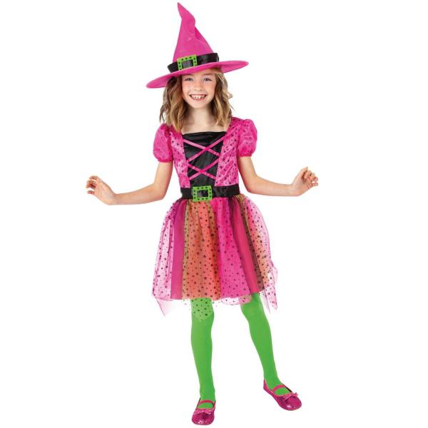 Pink Superstar Witch Costume - Child - S8631-Parent