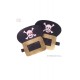 Miniature Pirate Shoe Buckles