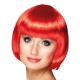 Miniature  Red Square Cabaret Wig