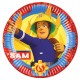 Miniature Fireman Sam™ Plates x 8