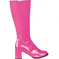 Retro pink boots