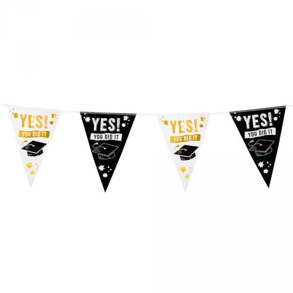 Pennant garland - 6 m - Yes you did it - 90620