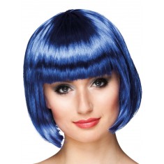  Blue Square Cabaret Wig