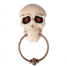 Skull door knocker - sound and light