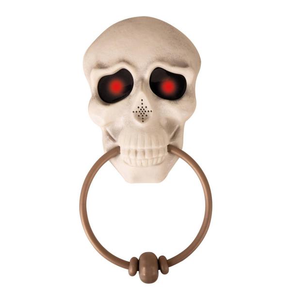 Skull door knocker - sound and light - RDLF-19360