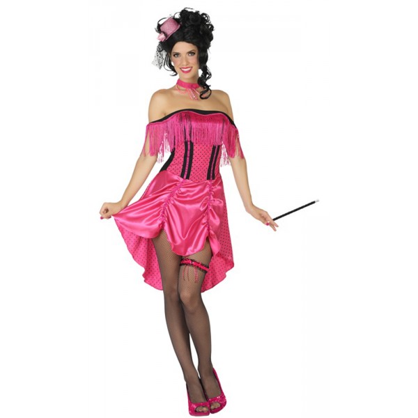 Pink Cabaret Dancer Costume - 17288-Parent