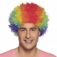 Multicolored Pop wig - Adult