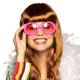 Miniature Jackie Glasses - Neon Pink