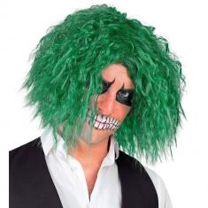 Grim Clown Wig: Green