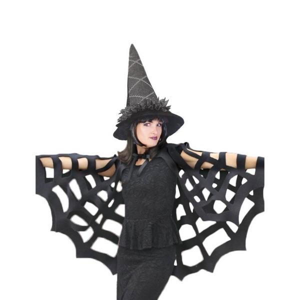 Black cape with spider web - RDLF-74888