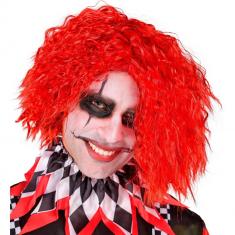 Grim Clown Wig: Red