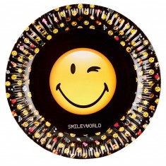 Plates - Smiley World x 8