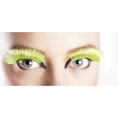 Neon Yellow False Eyelashes