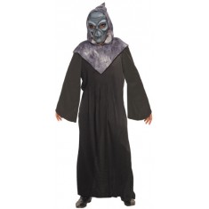 Commander Nasus Alien Costume Gray