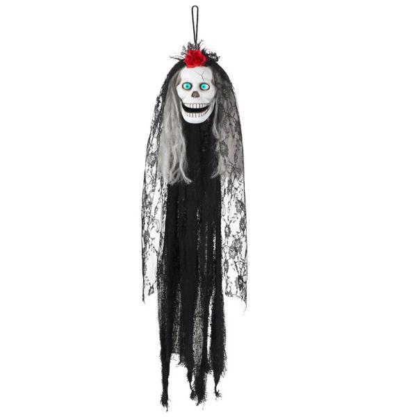 Crazy Catrina Skull Hanging Decoration - 73029