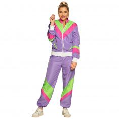 Retro Tracksuit Costume - Purple - Women