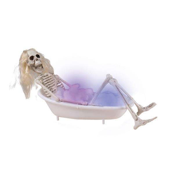 Skeleton in bubble bath - illuminated - 30cm - RDLF-23567