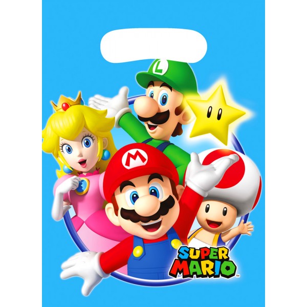 Birthday Bags - Super Mario Bros™ x 8 - 9901541