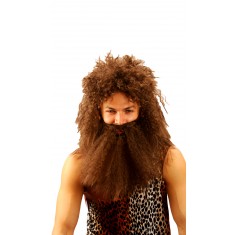 Caveman Wig With Beard