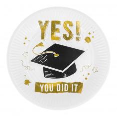 Paper plates x8 - YES YOU DID IT