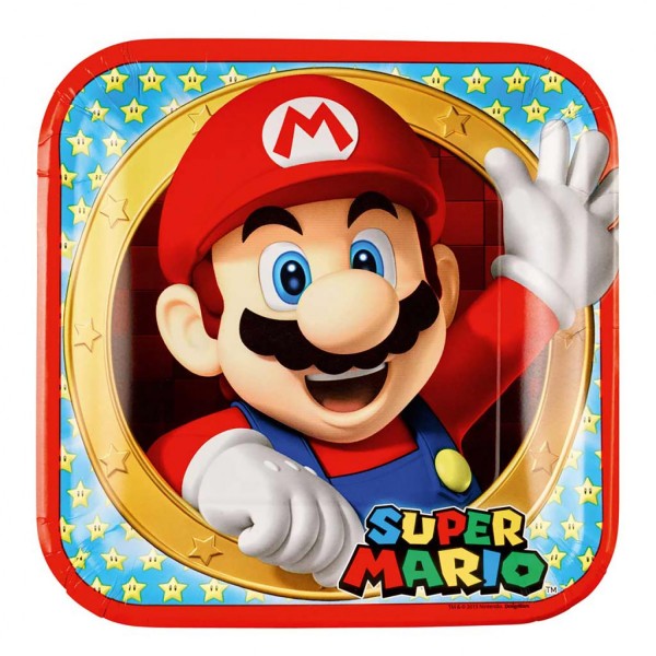 Plates - Super Mario Bros™ x 8 - 9901535-66