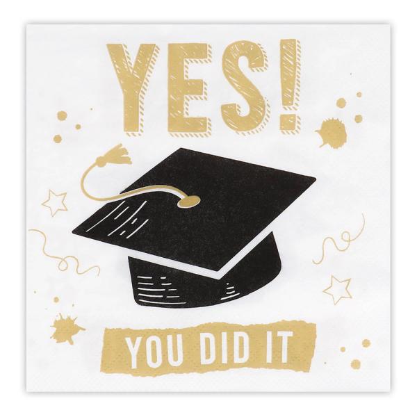 Paper napkins x20 - YES YOU DID IT - 90629