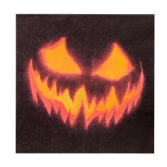 Set 20 Napkins: Creepy Pumpkin