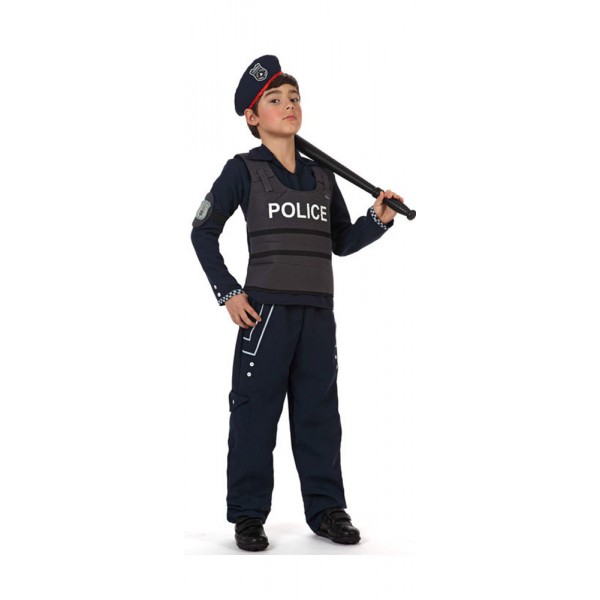 Little policeman costume - Child - Atosa-01299-Parent