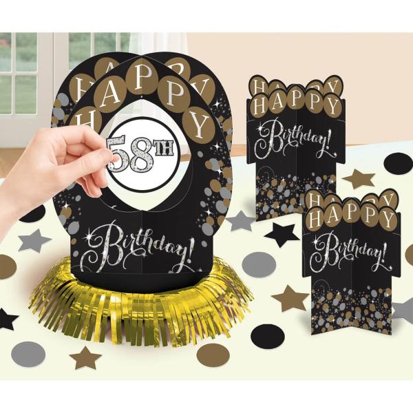 Table decoration kit - Sparkling Gold Celebrations - 281873