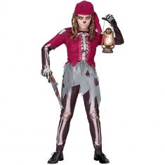 Pirate Skeleton Costume - Girl