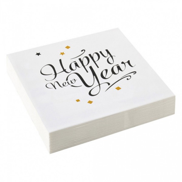 Happy New Year Napkins x20 - 9902272