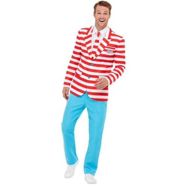 Charlie (Wally) Costume - Where's Charlie?™ - Men - 50268-Parent
