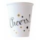 Miniature Happy New Year cups x8