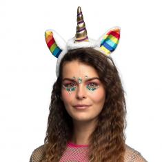 Unicorn Tiara - Rainbow - Adult